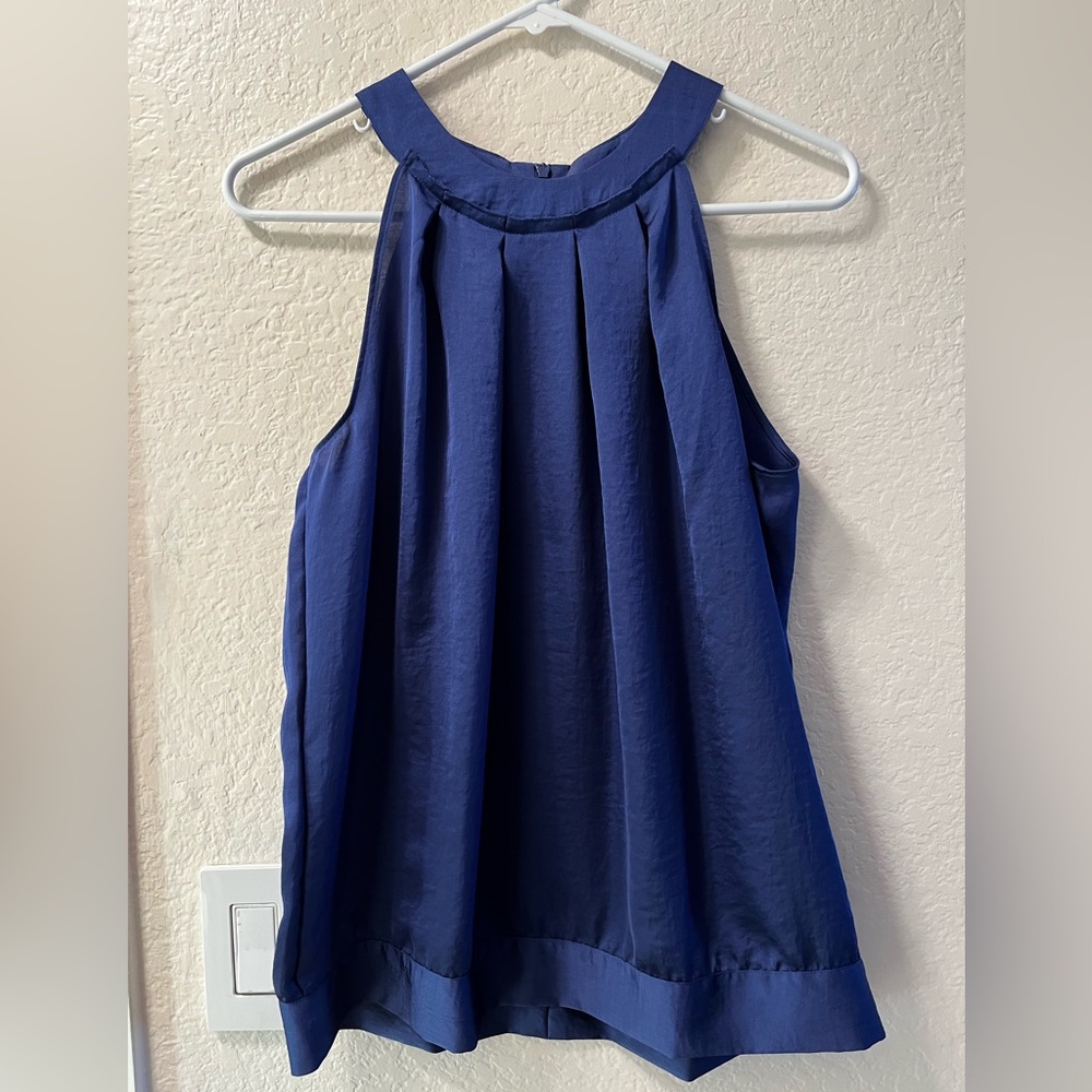 Blue Calvin Klein halter top